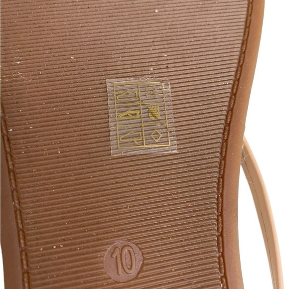 YOSI SAMRA - SIZE 10 - NWT - HANDSTITCHED JUTE ROPE - HAS PINK T-STRAP - S7 - Picture 7 of 8